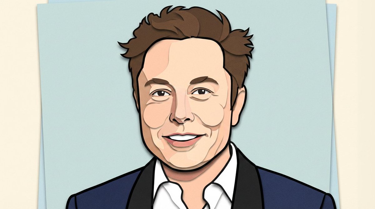 Cut-Out Animation Style Portrait — example 1
