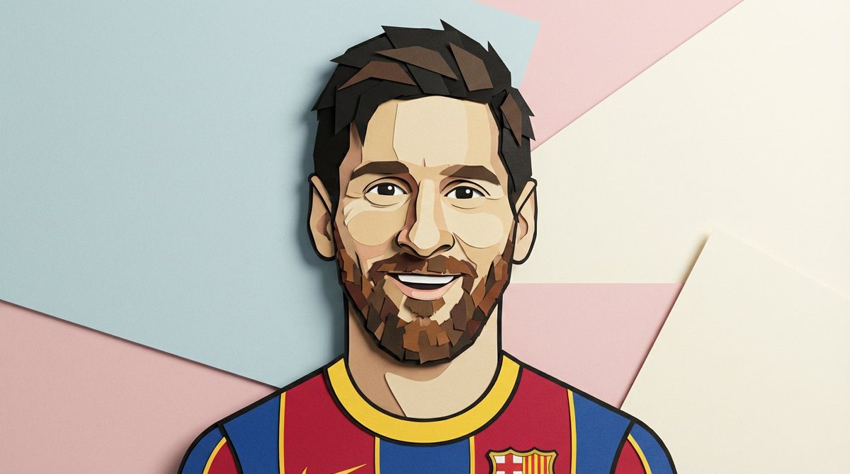 Cut-Out Animation Style Portrait — example 4