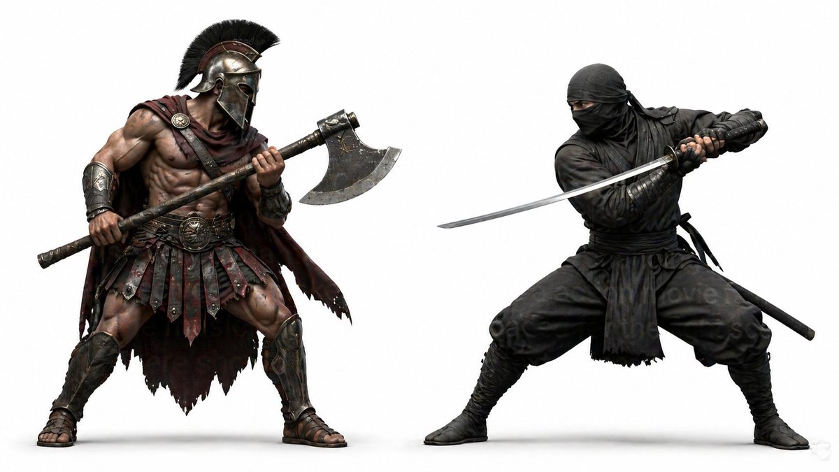 3D Gaming Character Battle Scene — example 1