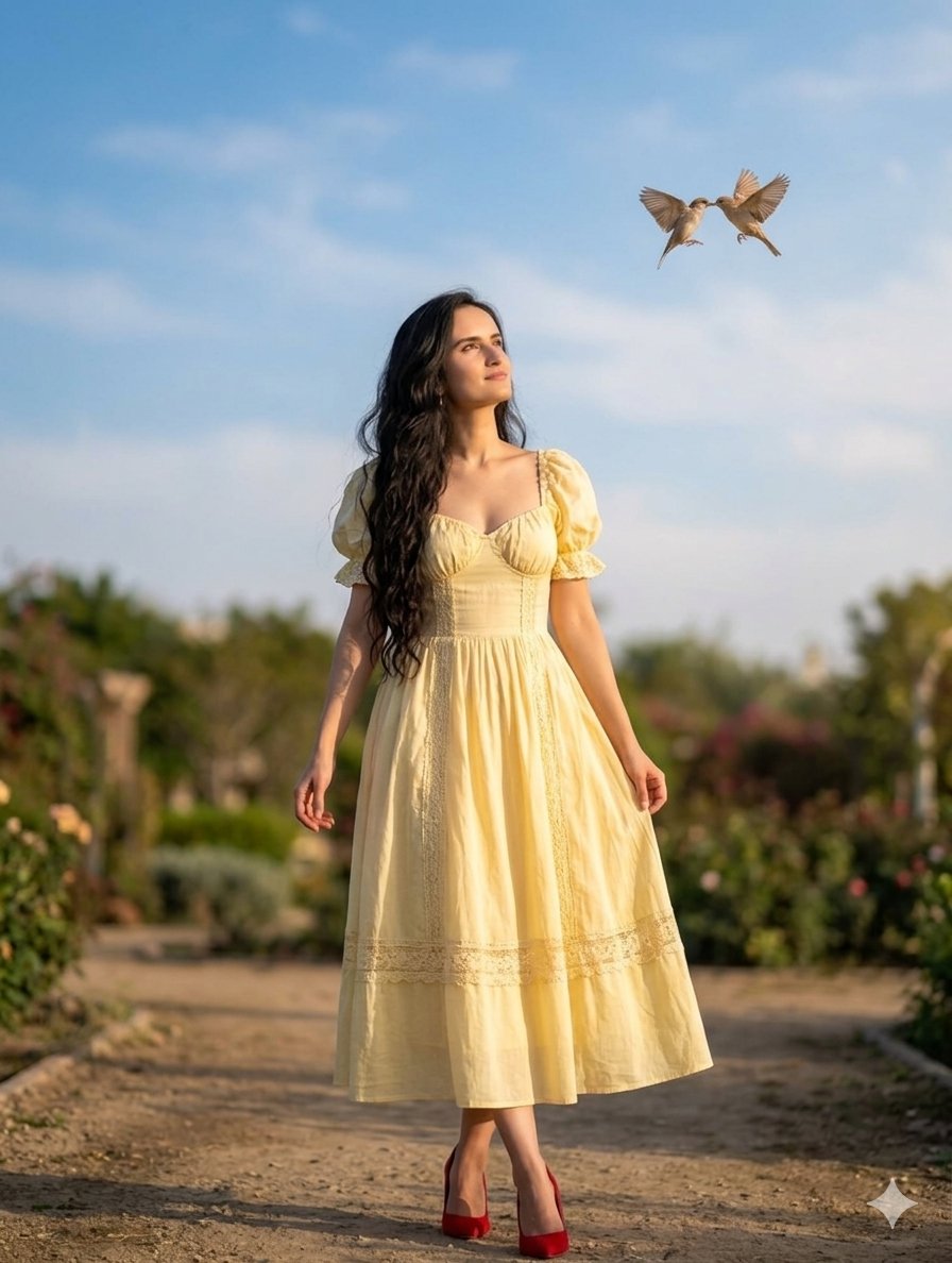 Romantic Whimsical Garden Portrait — example 1