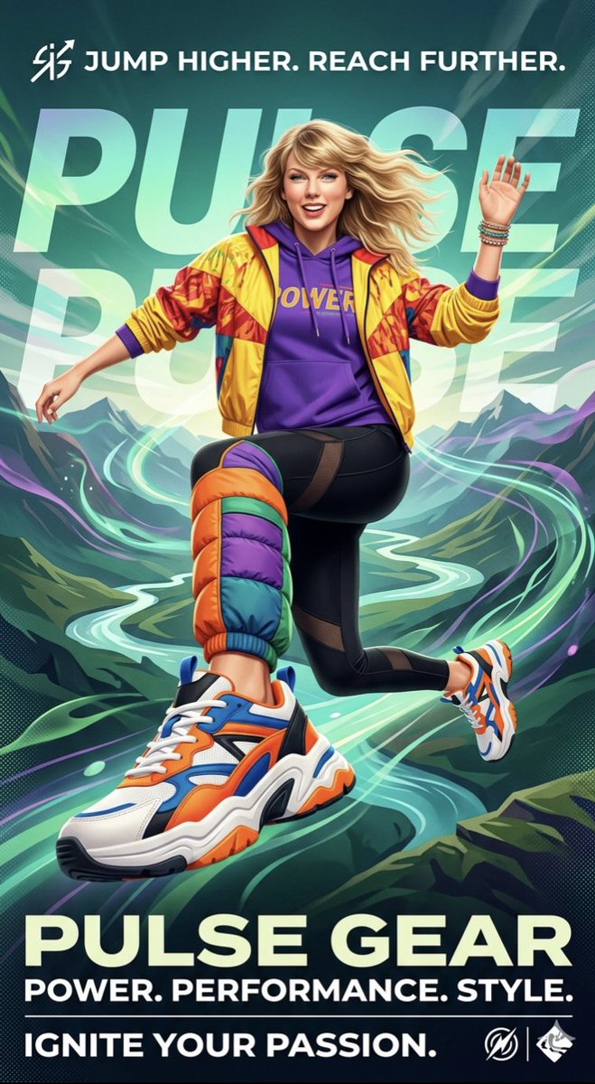 High-energy sports advertisement poster