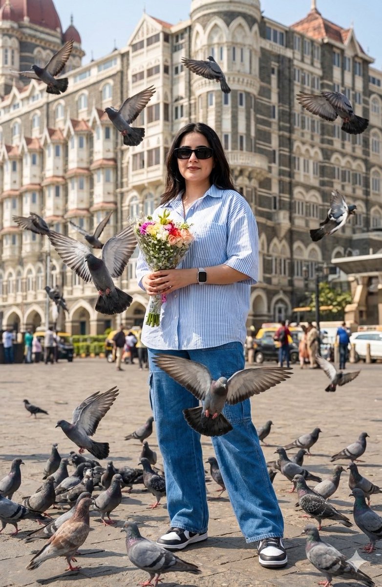Mumbai Street Style Fashion Portrait — example 1