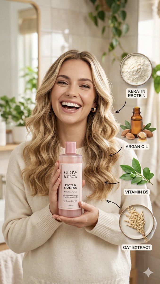 Hair Care Product Infographic — example 1