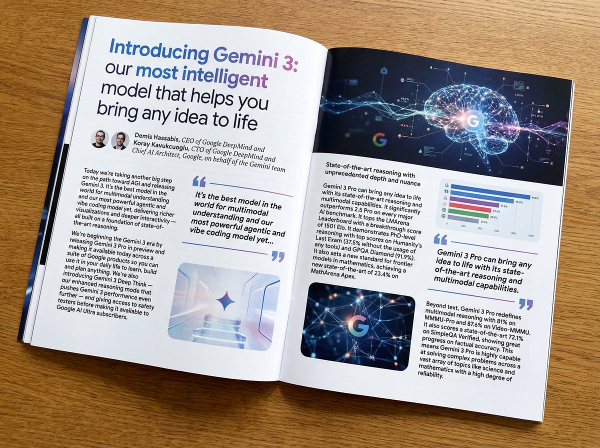 Magazine-style photo containing given article text — example 1