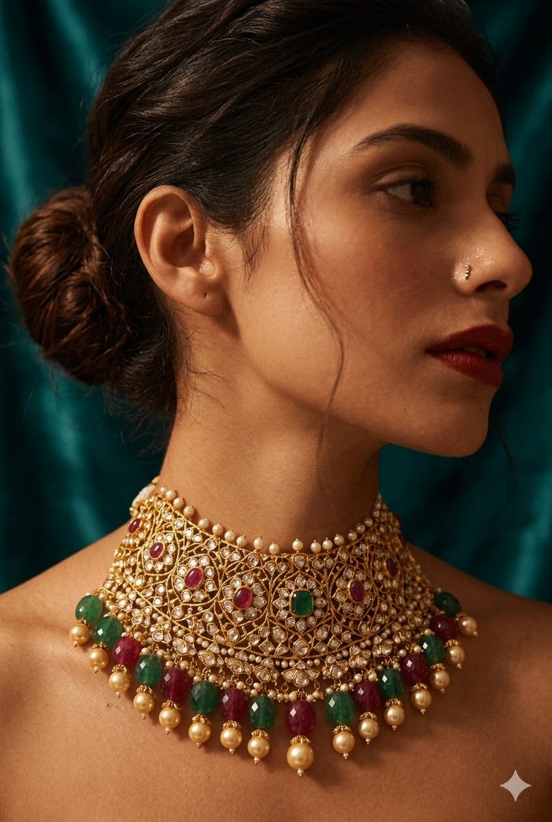 Luxury jewelry fashion editorial — example 1