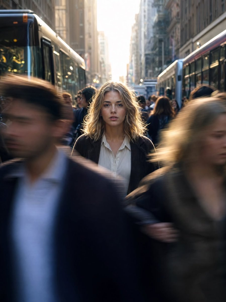 Cinematic isolation street photography — example 2