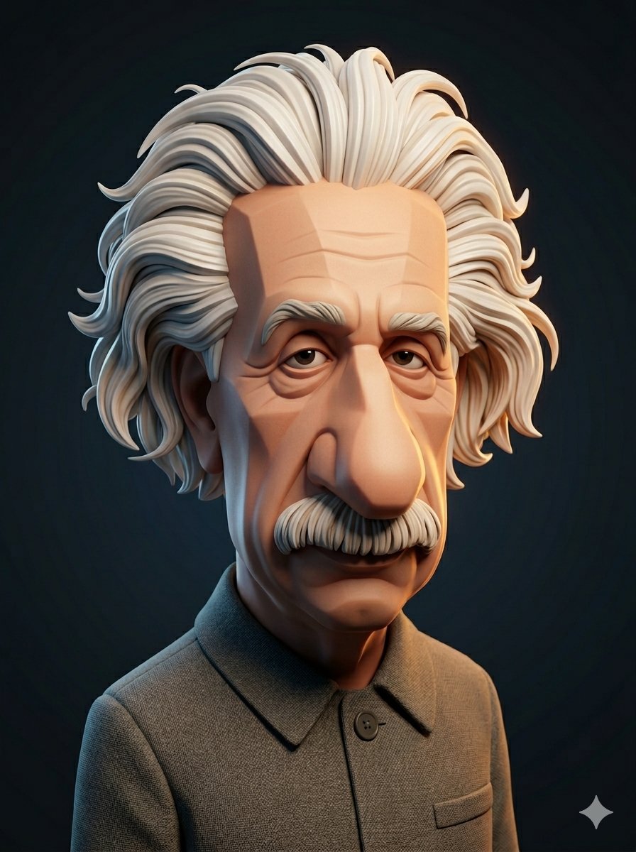 3D Stylized Caricature Portrait — example 2