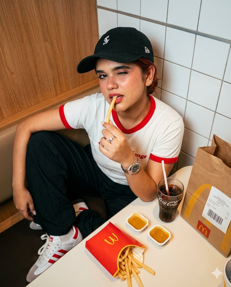 Fast Food Dining Lifestyle Shot — example 1