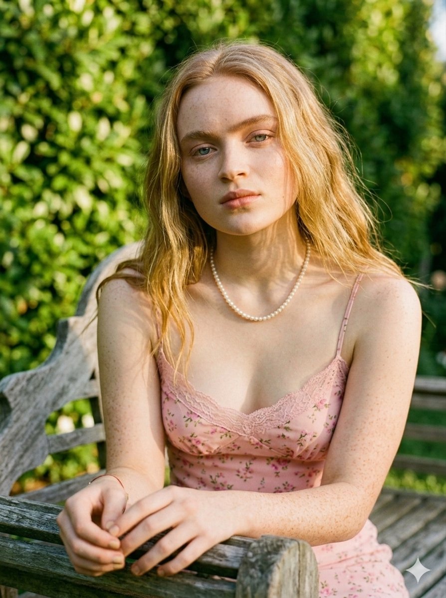 Golden Hour Redhead Portrait — example 1
