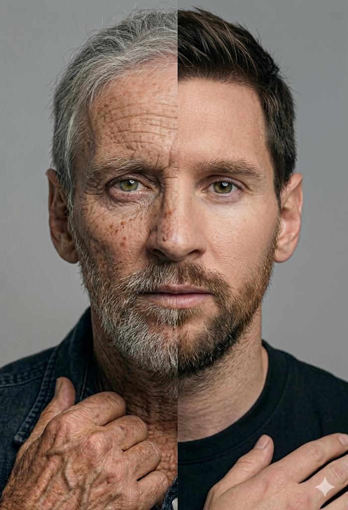 Split Screen Aging Effect — example 4