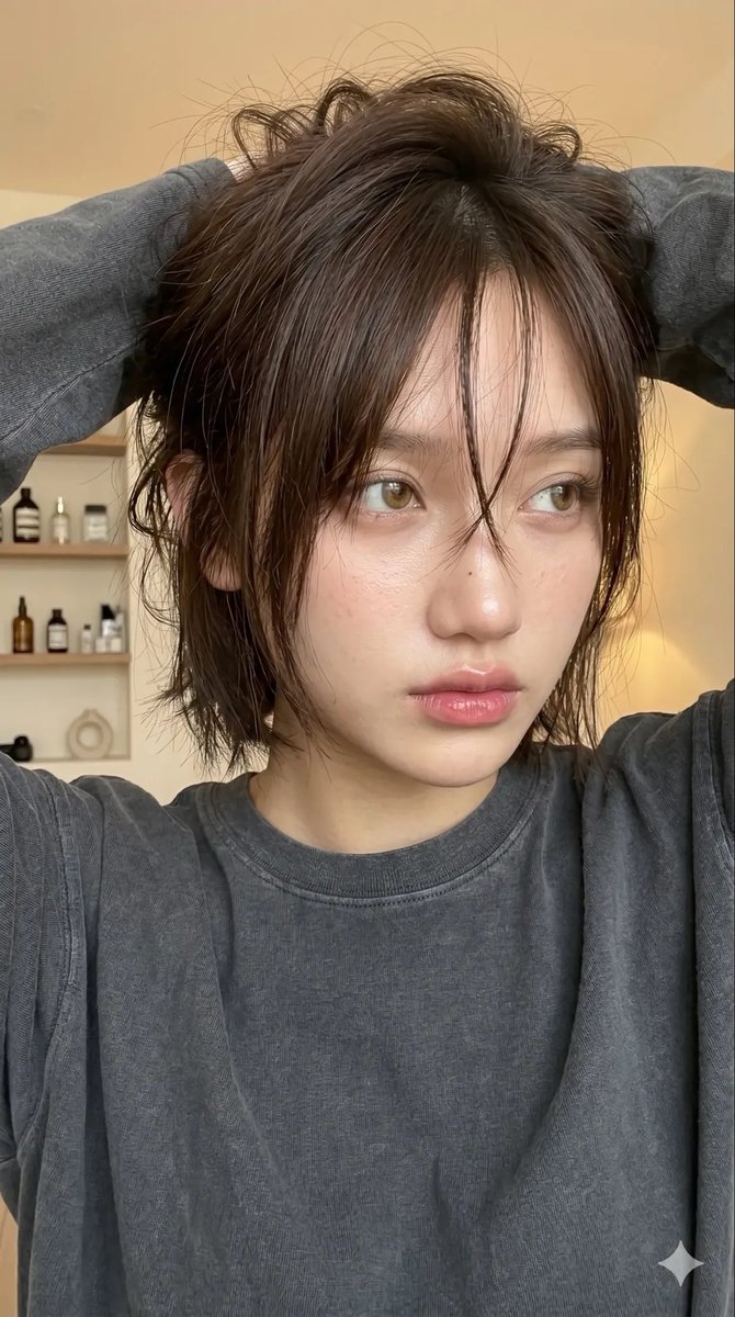 Cozy Bob Hair Portrait — example 2