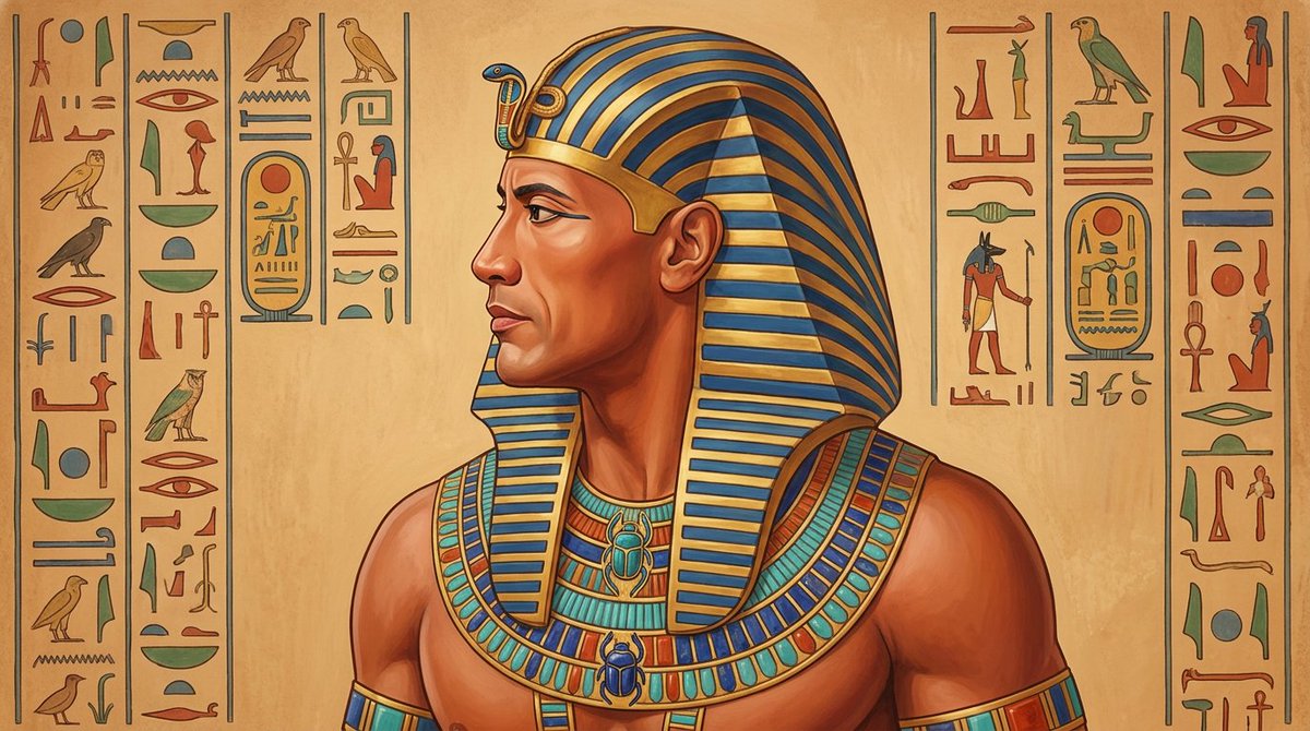 Ancient Egyptian Profile Portrait — example 3