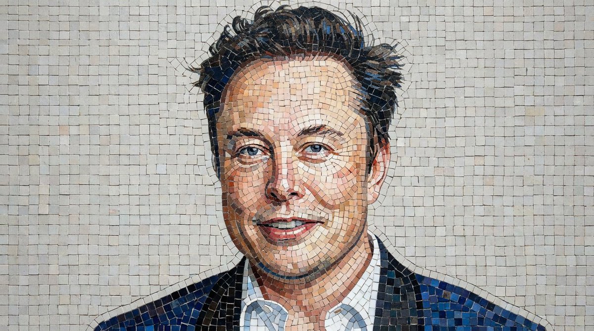 Mosaic Portrait Style Image — example 1
