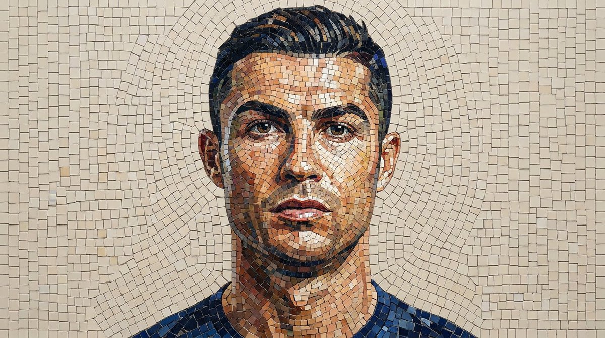 Mosaic Portrait Style Image — example 3