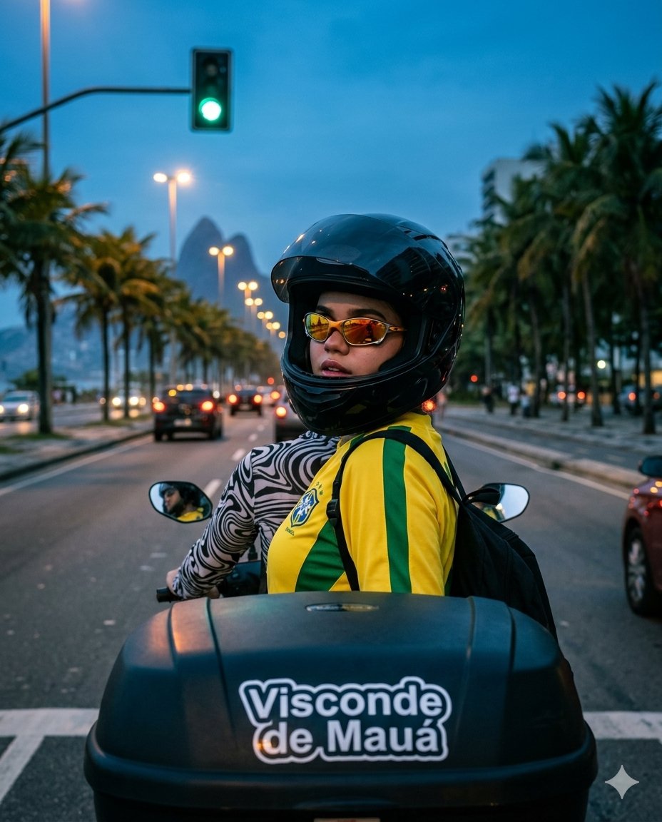Vintage Moped Ride in Rio