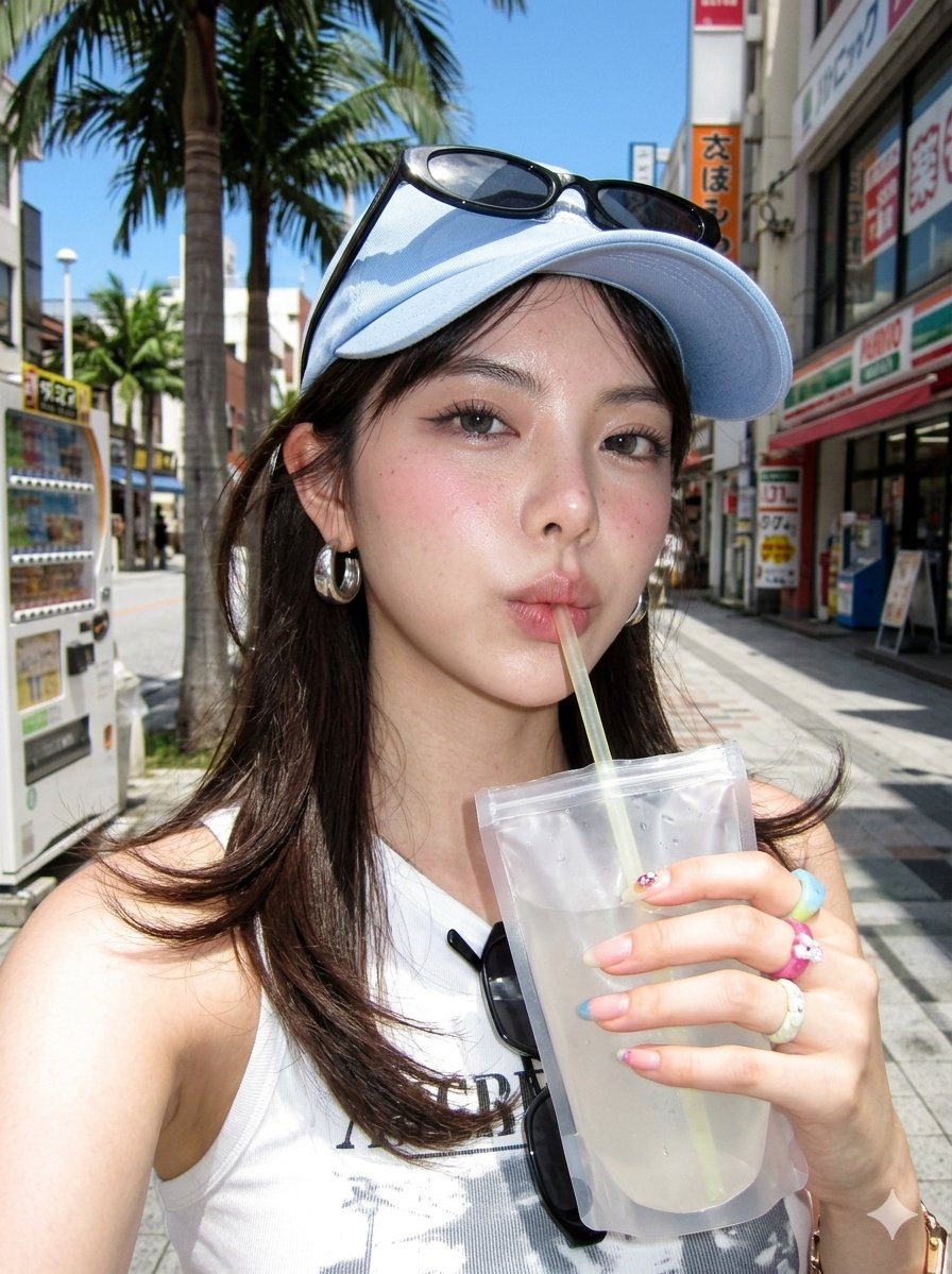 Retro Digicam Korean Selfie — example 1