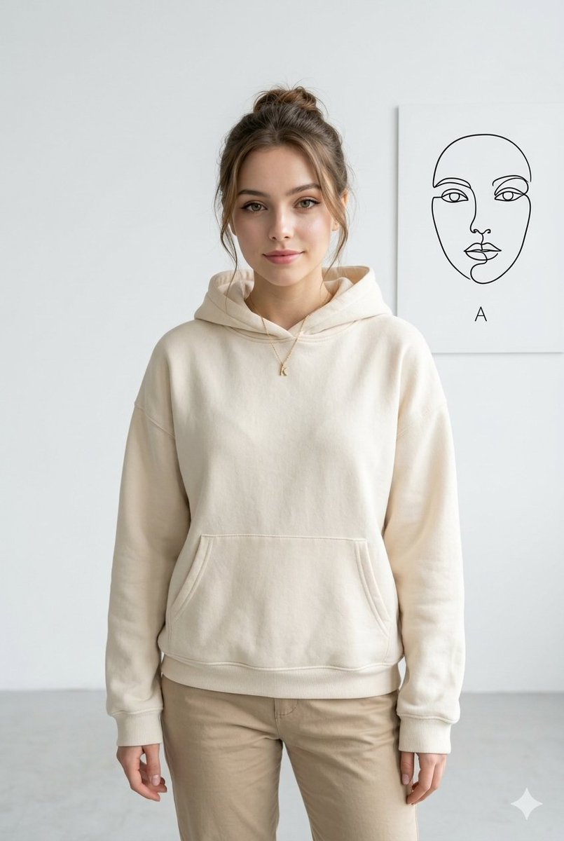 Minimalist Studio Fashion Portrait — example 1