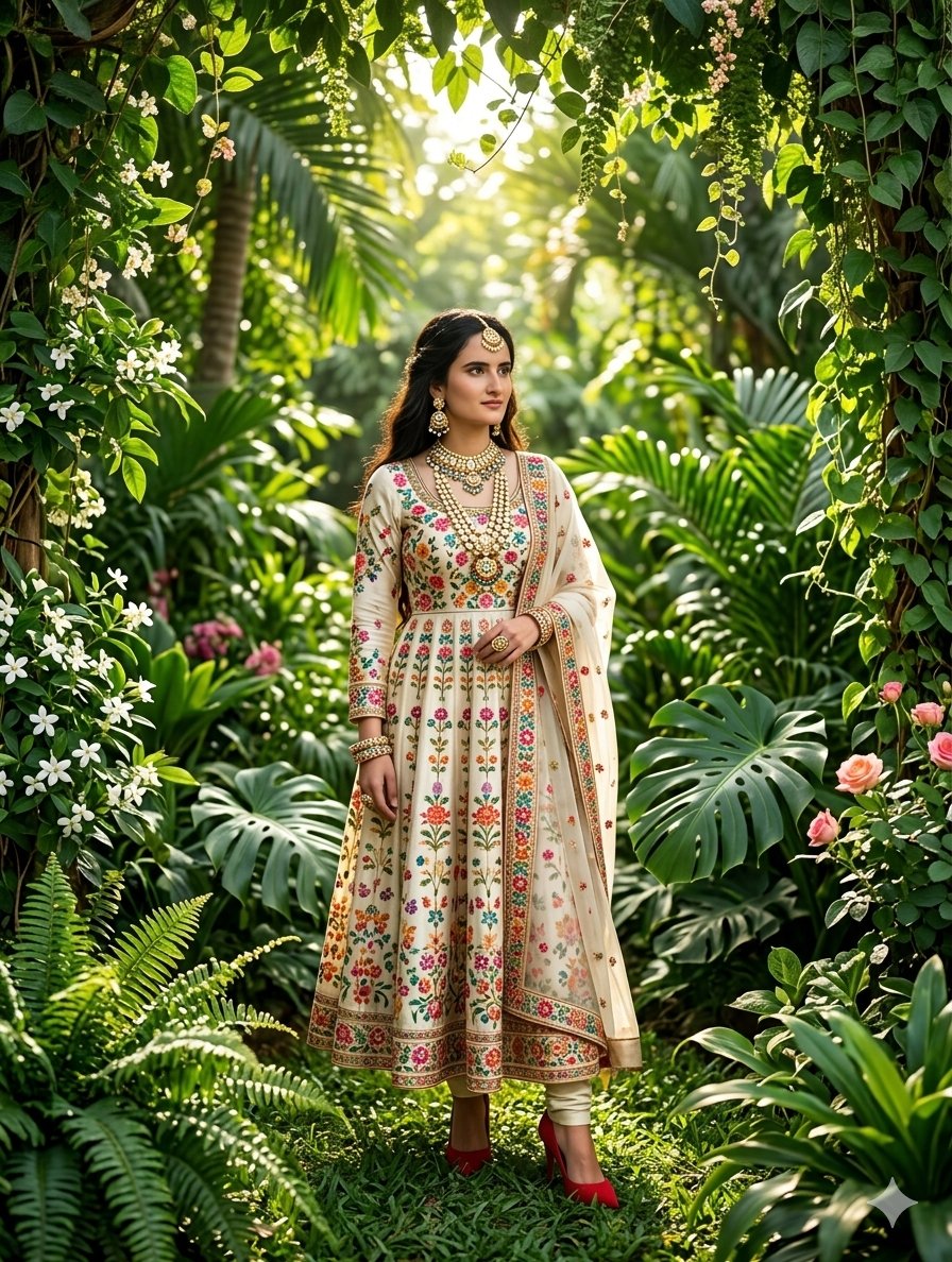 Traditional Indian Anarkali Portrait