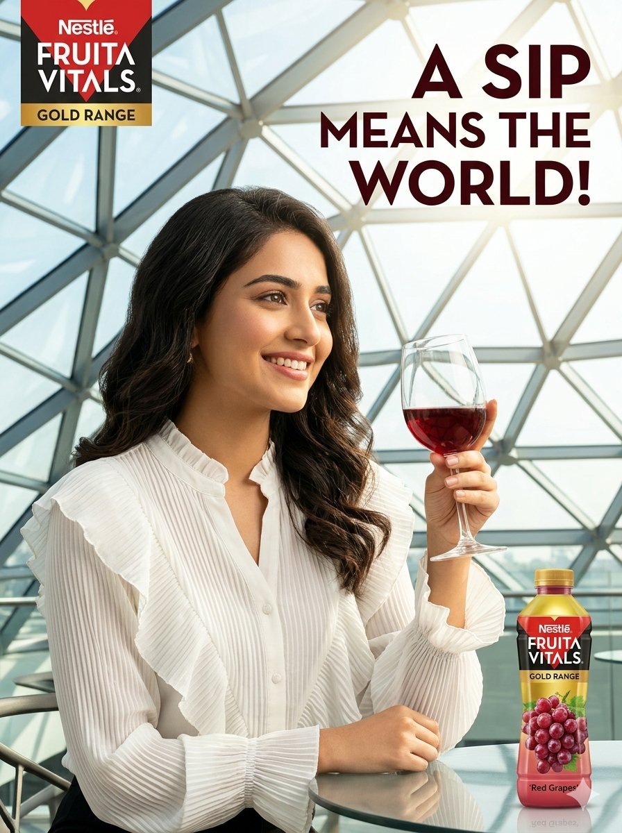 Commercial Beverage Advertisement Scene — example 1