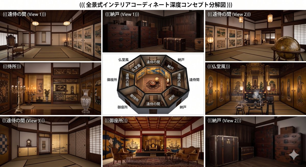 Azuchi-Momoyama Castle Floor Plan — example 4