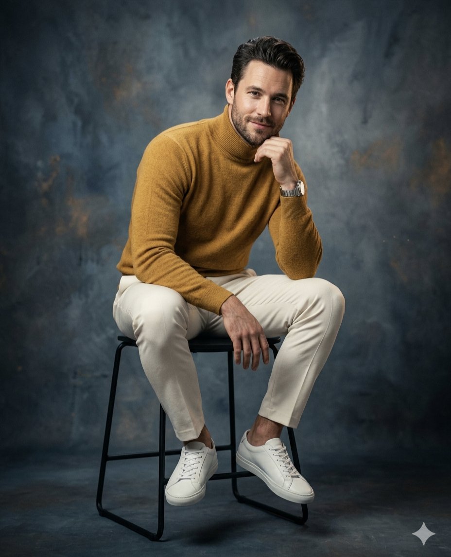 Classic Studio Male Portrait — example 1