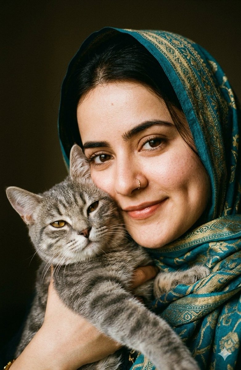 Intimate Feline Companion Portrait — example 1