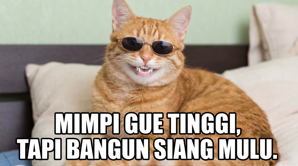 Indonesian Meme Style Prompts — example 3