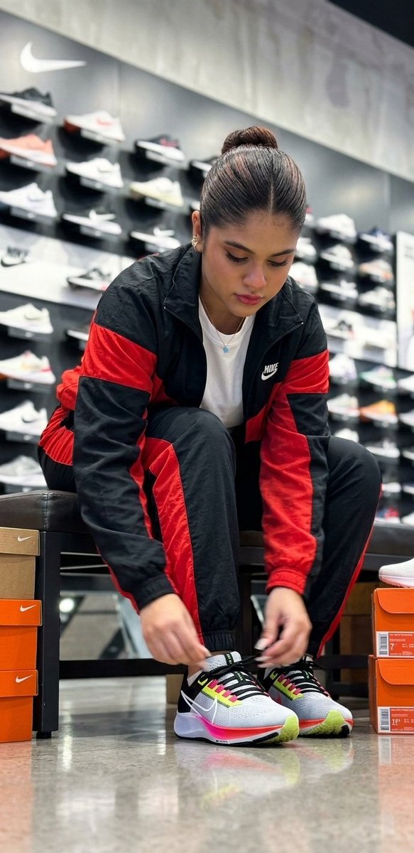 Candid Sneaker Shopping Moment — example 1