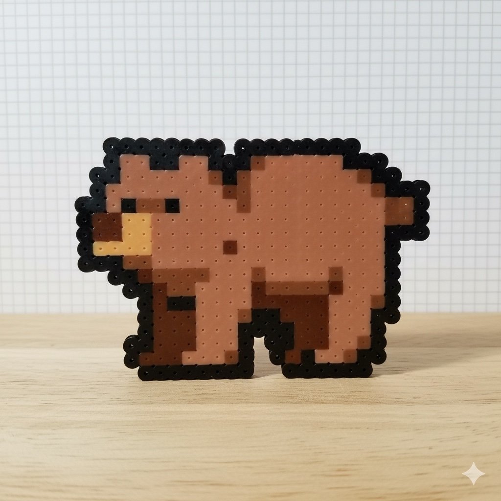 Pixel Art to Perler Bead Photo — example 2