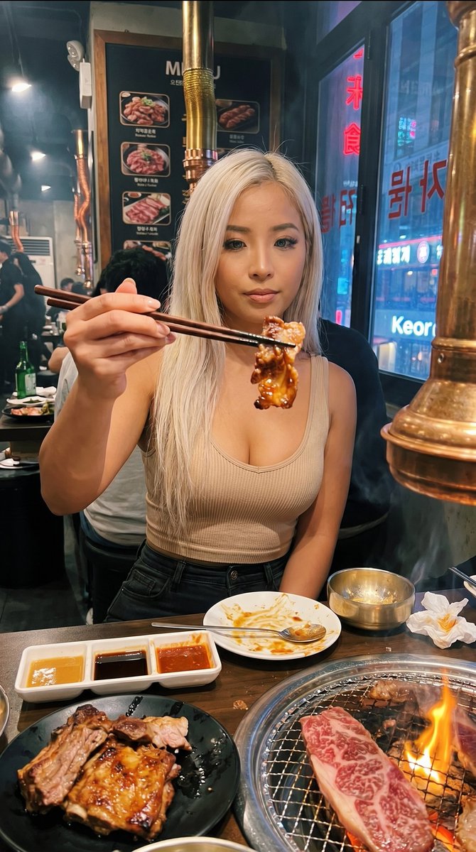 Urban BBQ Dinner Portrait — example 1