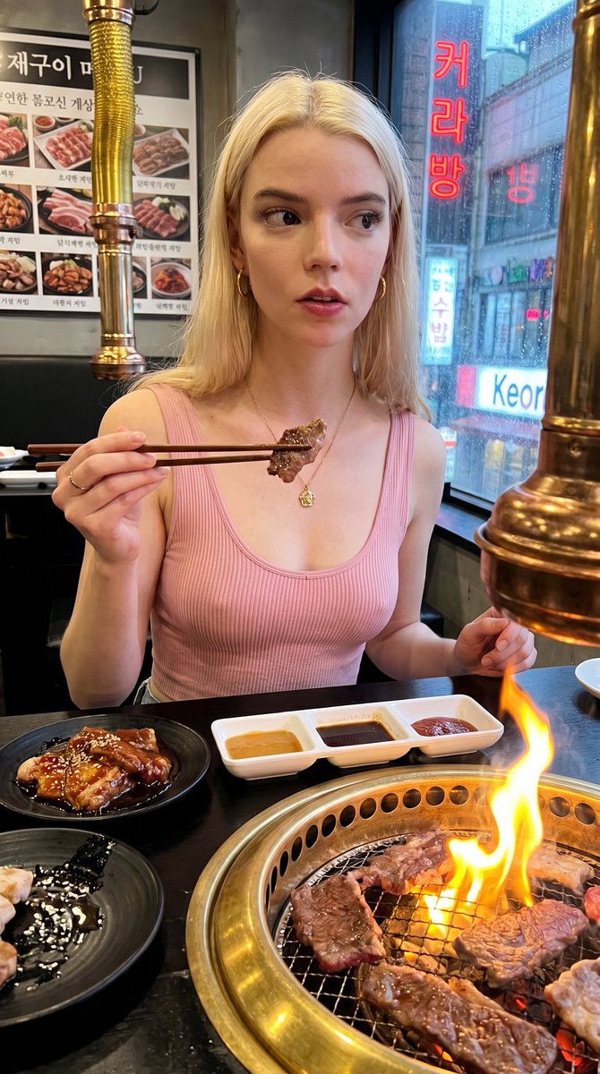 Urban BBQ Dinner Portrait — example 2