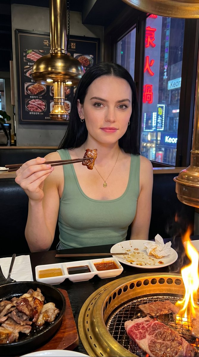 Urban BBQ Dinner Portrait — example 3