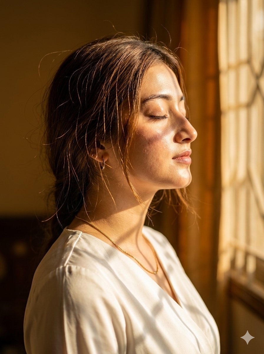 Golden Sunlight Cinematic Portrait — example 1