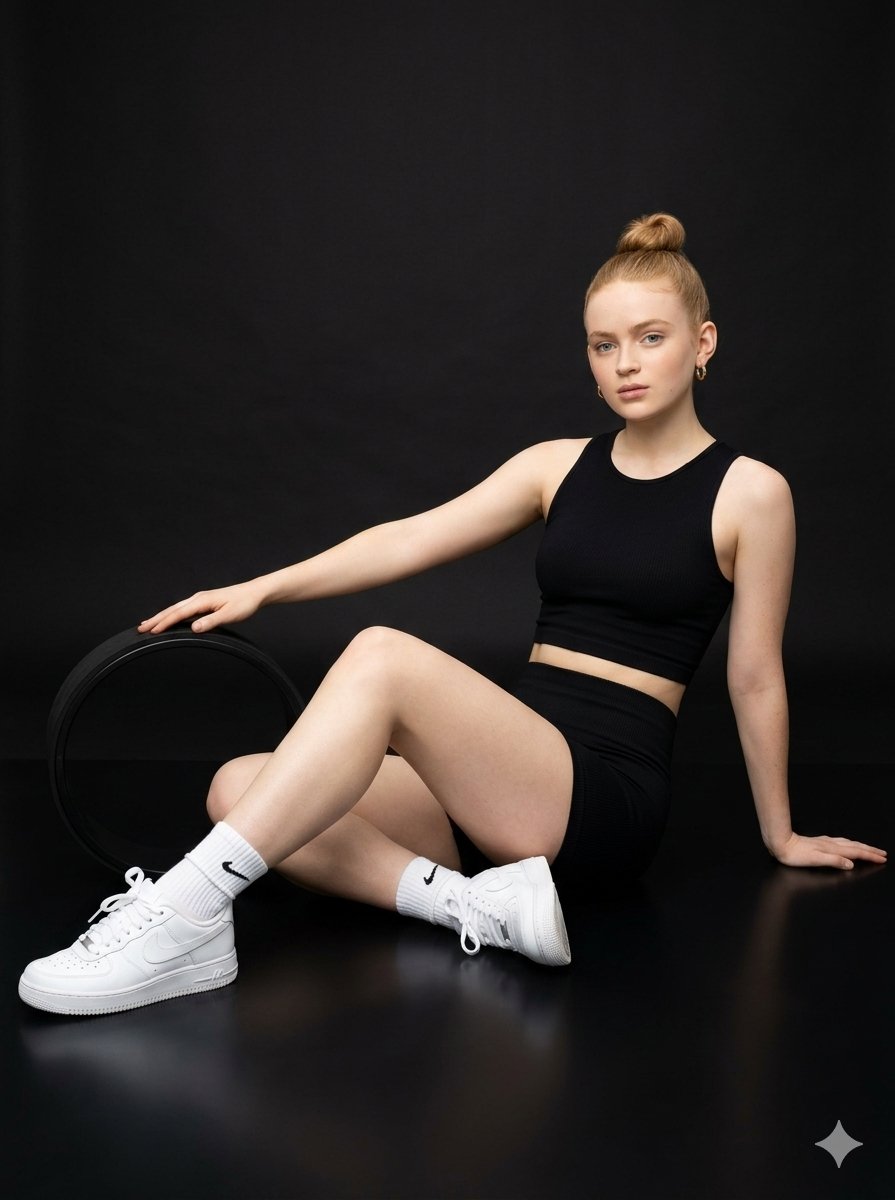 Ribbed Activewear Studio Photography — example 3