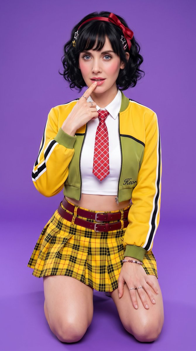 Anime-Inspired Cosplay Studio Portrait — example 2