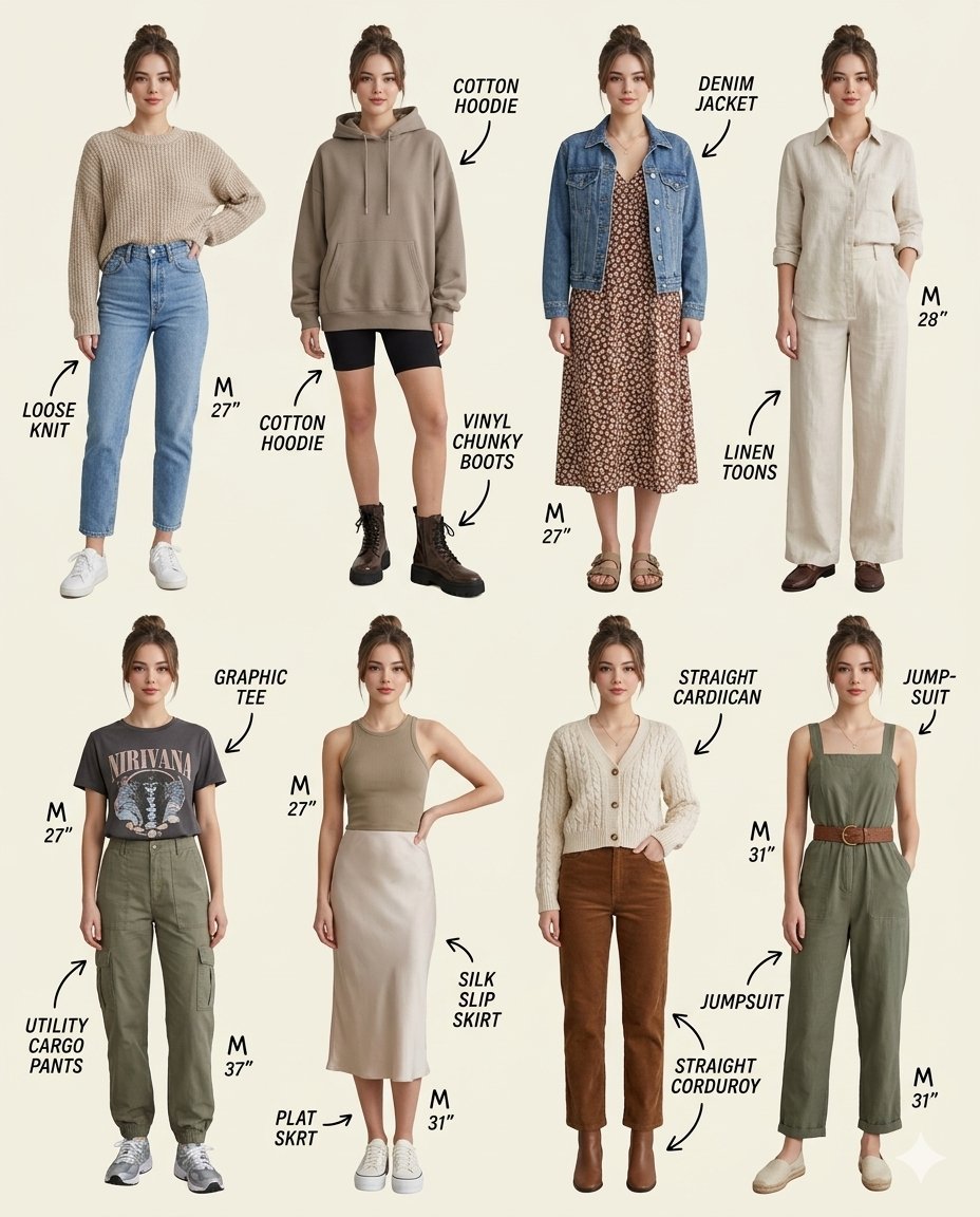 Fashion Editorial Casual Collage