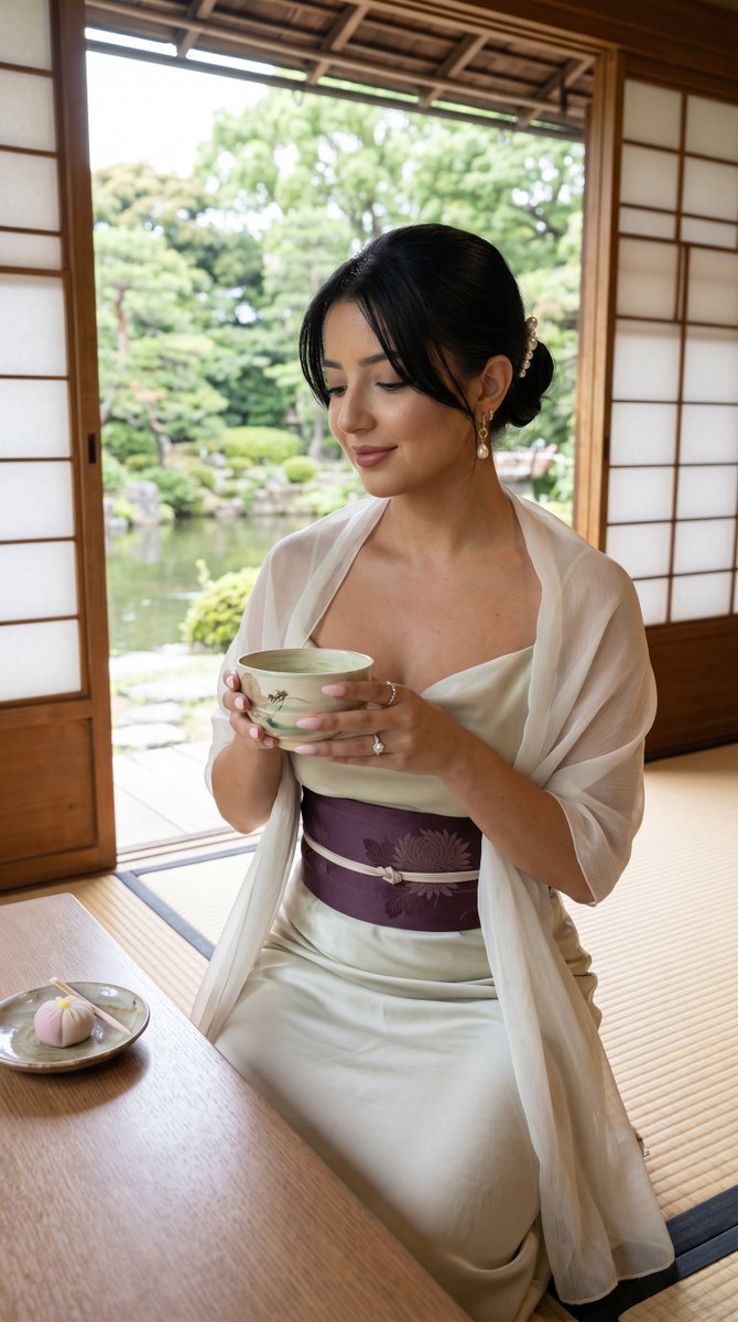 Japanese Garden Luxury Portrait — example 1