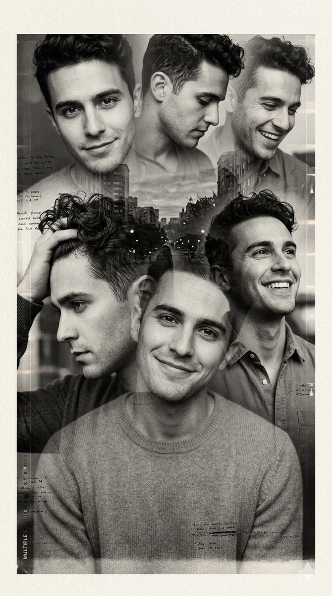 Multiple Exposure Sepia Portrait — example 2