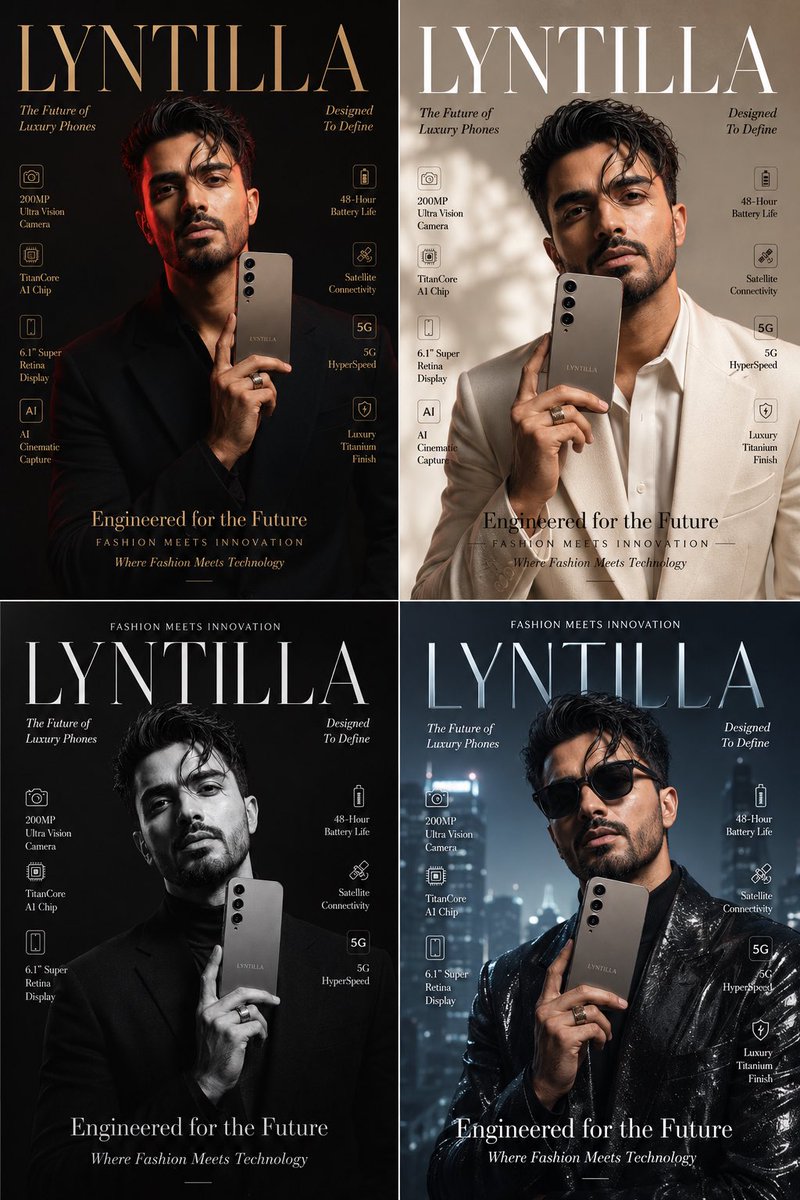 Luxury Fashion Tech Magazine Cover — example 1