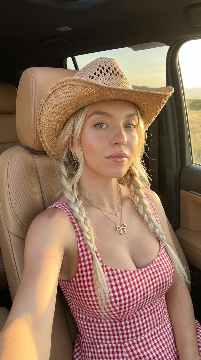Golden Hour SUV Selfie