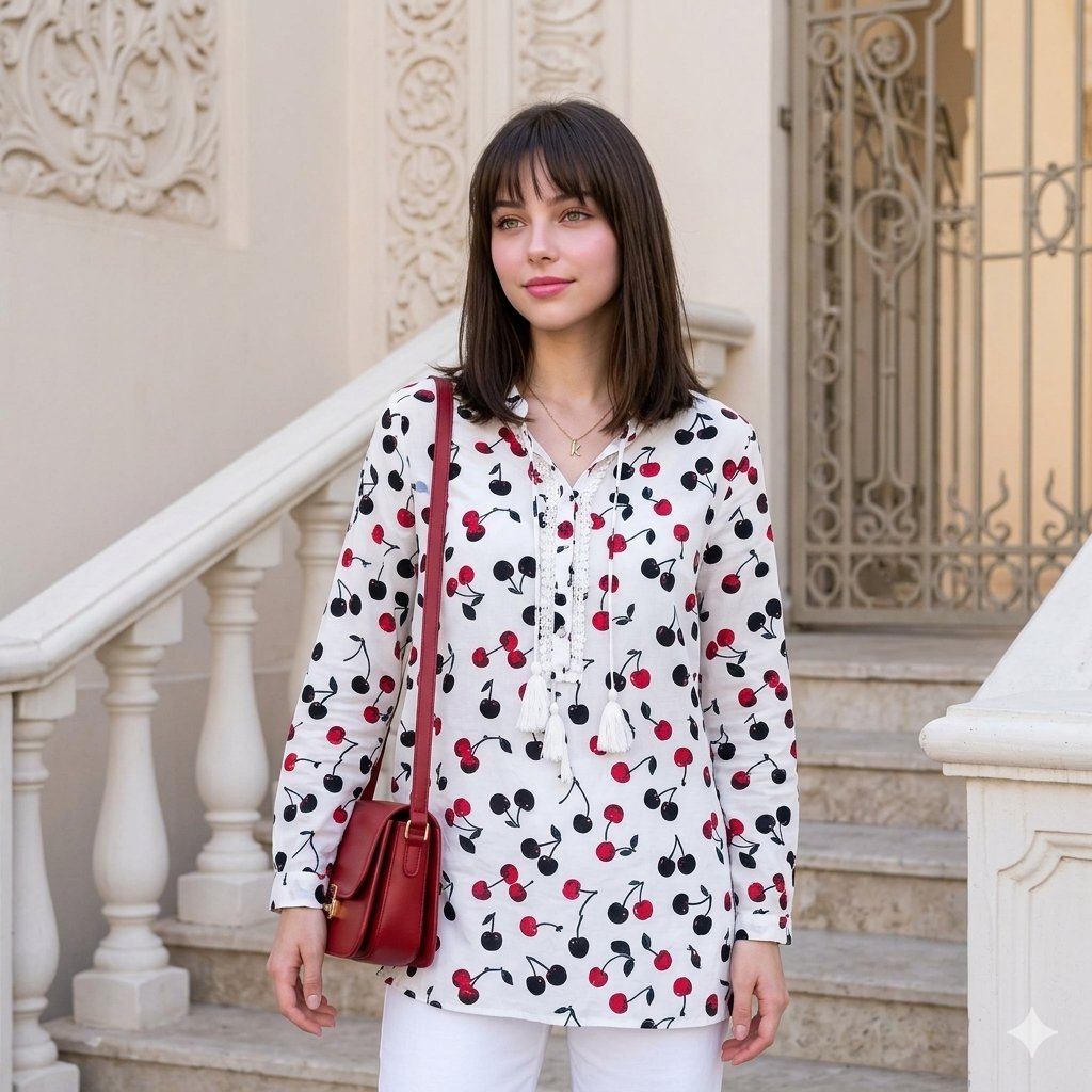 Fresh Summer Tunic Portrait — example 1