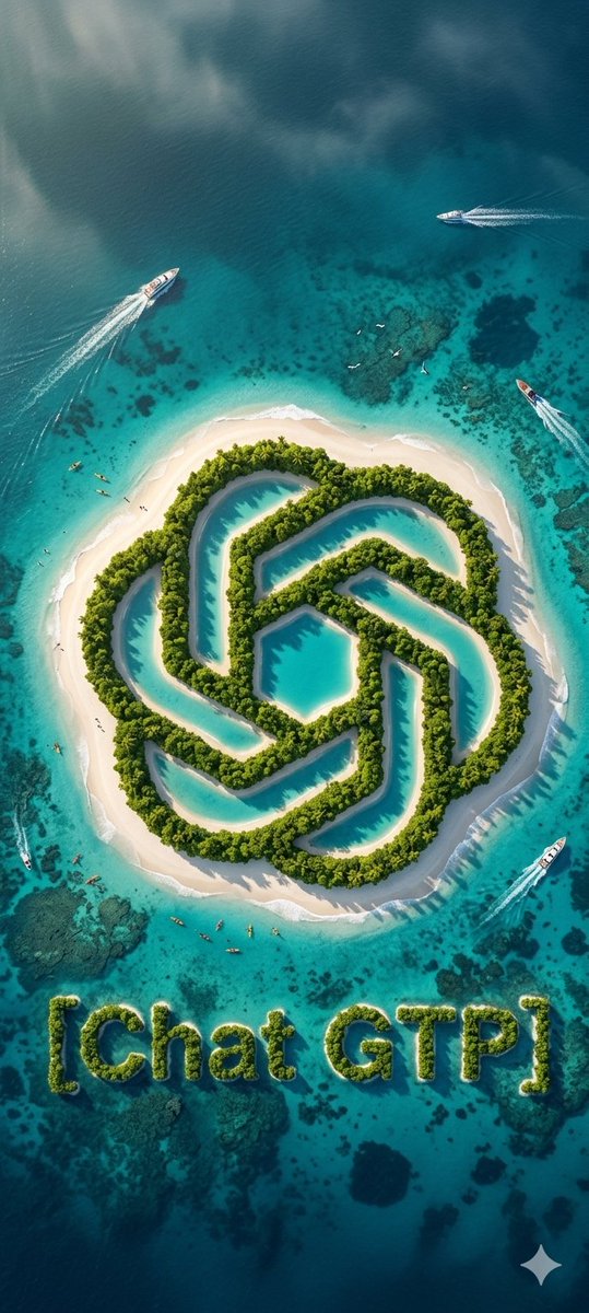 Cinematic Tropical Island Brand Logo — example 2