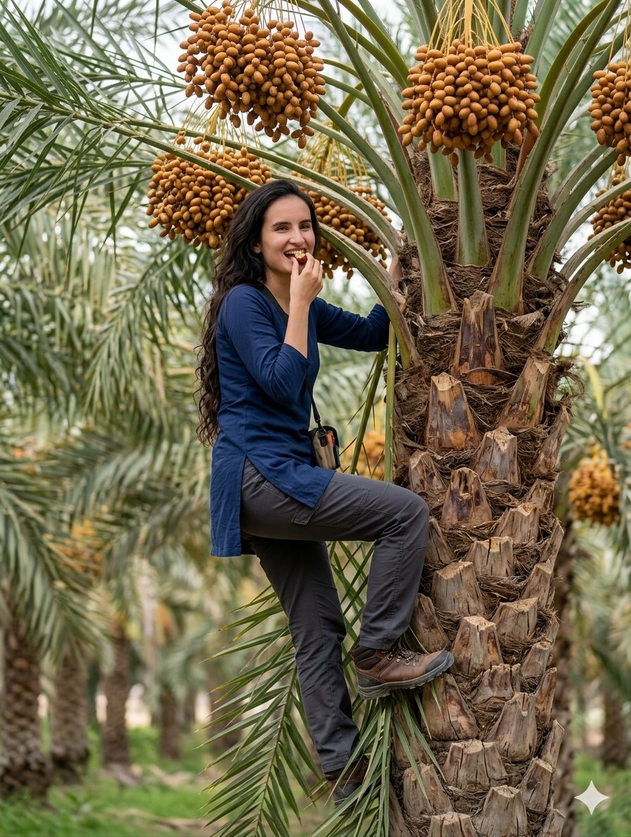 Date Harvest Environmental Portrait — example 1