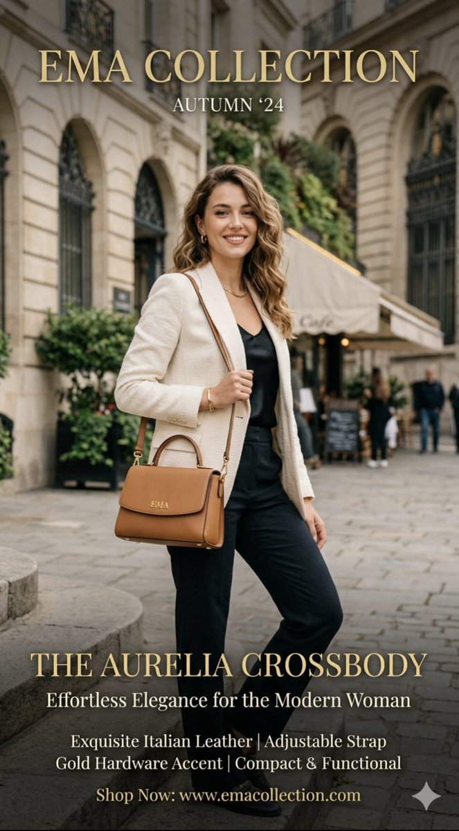 Parisian Street Fashion Advertisement