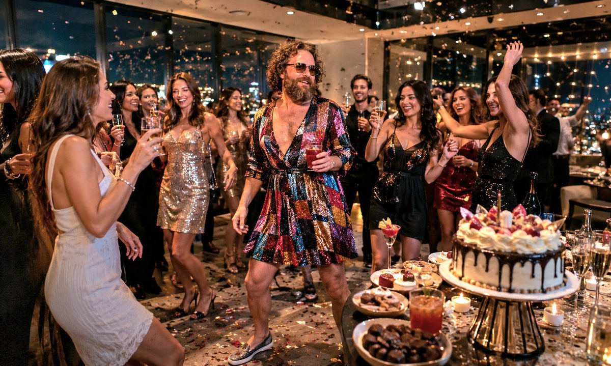 Luxury Penthouse Party Photograph — example 2