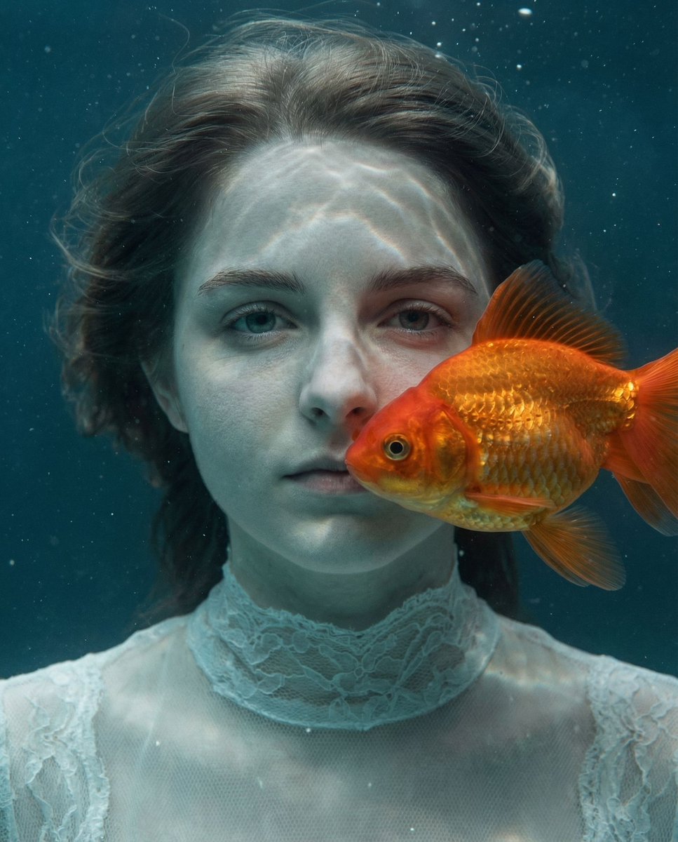 The Silent Aquarium Surreal Portrait — example 2