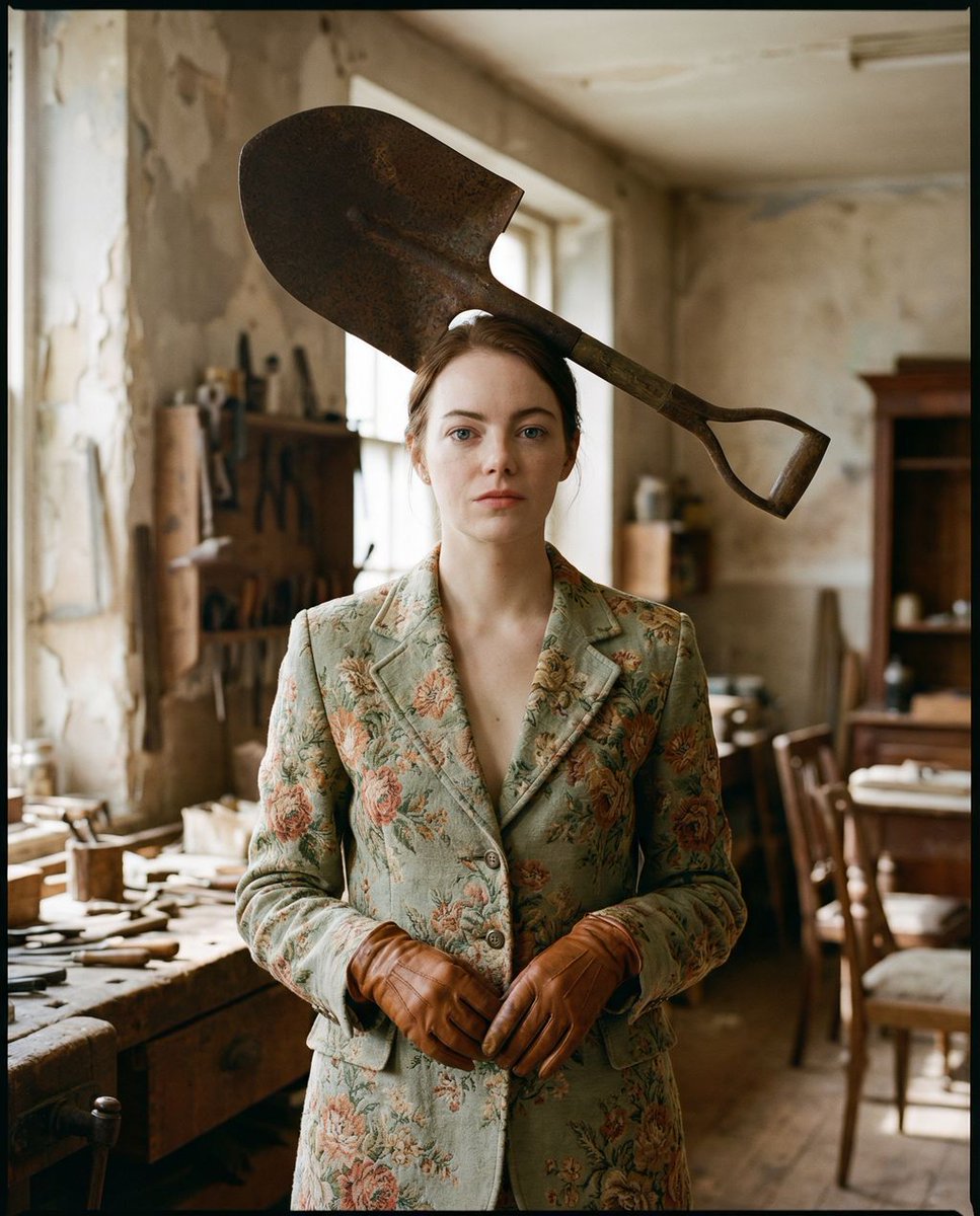 Rusted Melancholy Editorial Portrait — example 2