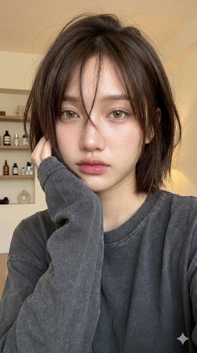 Candid Bob Haircut Lifestyle Portrait — example 1