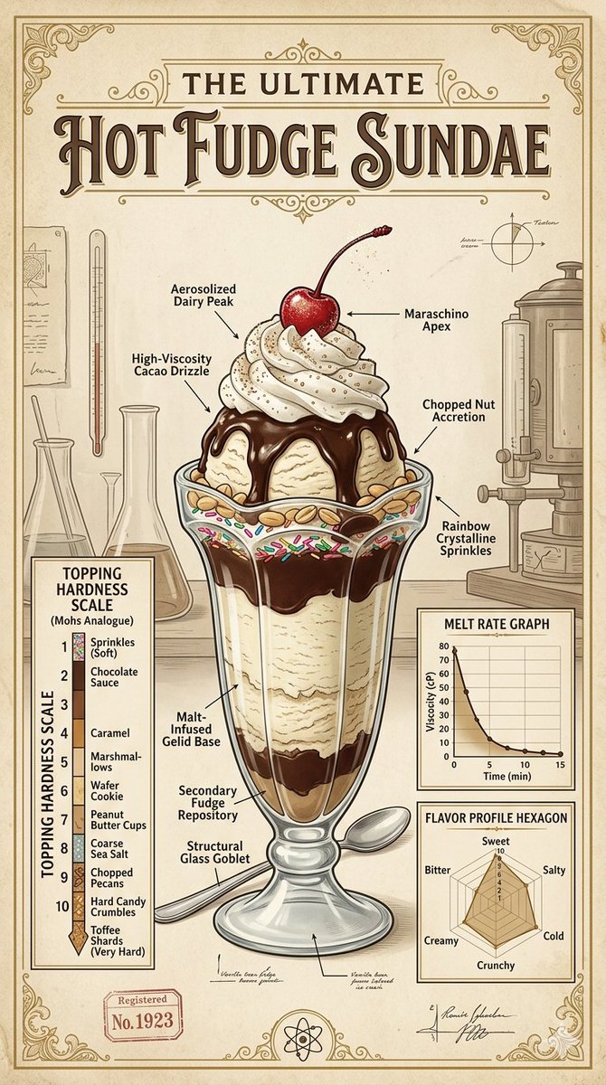 Scientific Dessert Blueprint — example 1