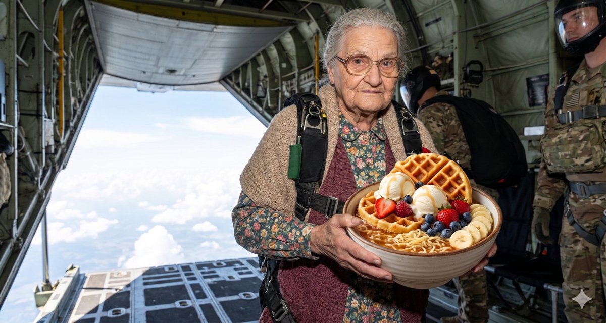 Waffle Ramen in the Sky — example 1